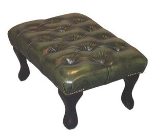 QUEEN ANNE FOOT STOOL - Classic Chesterfield